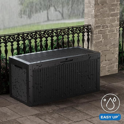 EasyUp 100 Gallon Deck Boxes Waterproof, Outdoor Large Storage Boxes - Image 7