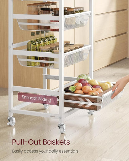 VASAGLE Storage Rolling Cart - Image 3