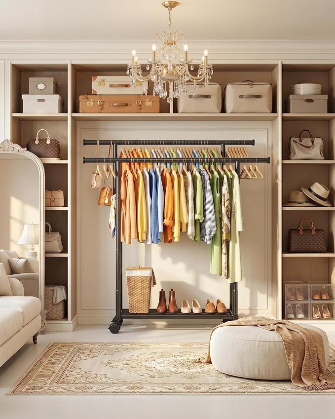 Sakugi Double Rods Clothes Rack - Image 8