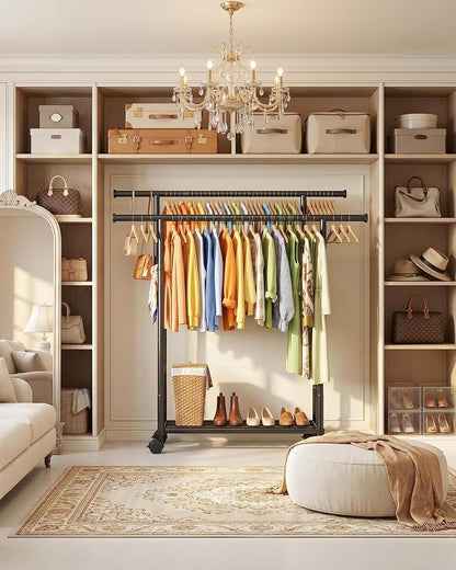 Sakugi Double Rods Clothes Rack - Image 8