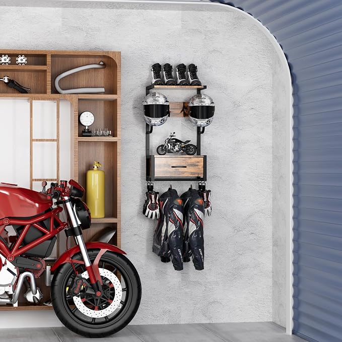 Motorcycle Helmet Holder Wall Mounted, Helmet Holder Wall Mount - Image 5