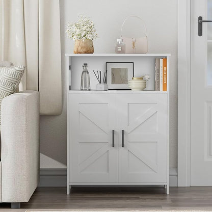 Homhedy Farmhouse Bathroom Storage Cabinet - Image 8