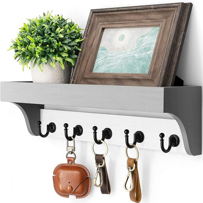 Rebee Vision Key Holder with Mail Organizer Wall Mount by REBEEVISION