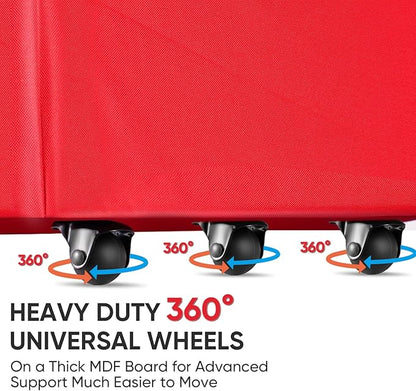 BALEINE 9 ft Rolling Christmas Tree Storage Bag, 3 Swivel Wheels - Image 2