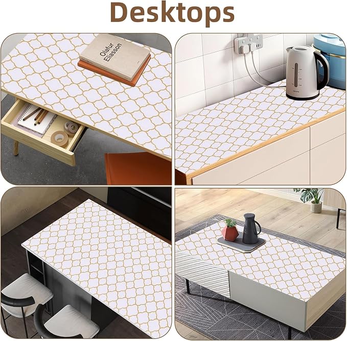 Shelf Drawer Liners for Kitchen Cabinets Non Adhesive Drawer Liner Thickened - Image 6