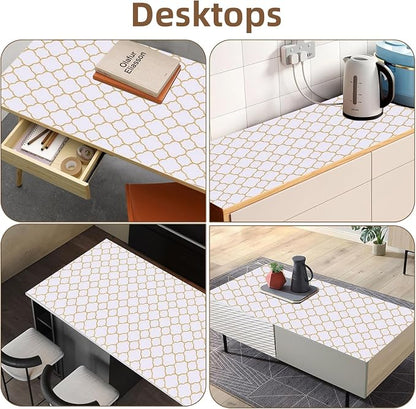 Shelf Drawer Liners for Kitchen Cabinets Non Adhesive Drawer Liner Thickened - Image 6