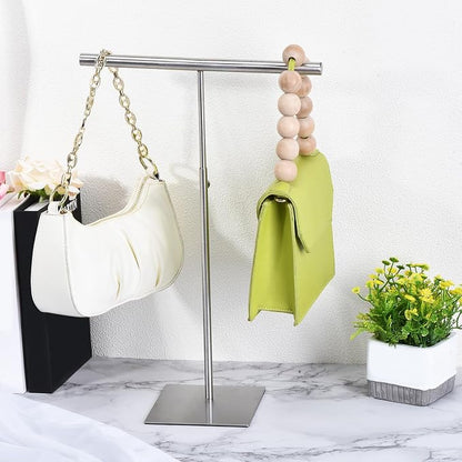 uxcell Necklace Display Stand Adjustable Height Jewelry Rack T Bar Tabletop - Image 6