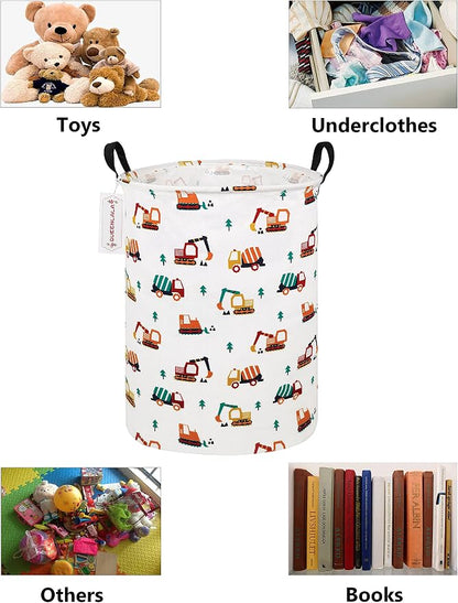 QUEENLALA Large Storage Basket, Laundry Hamper/Bathroom/Home Decor/Collapsible - Image 3