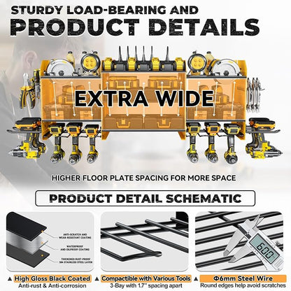Upgrade Large Power Tool Organizer Wall Mount - Image 5