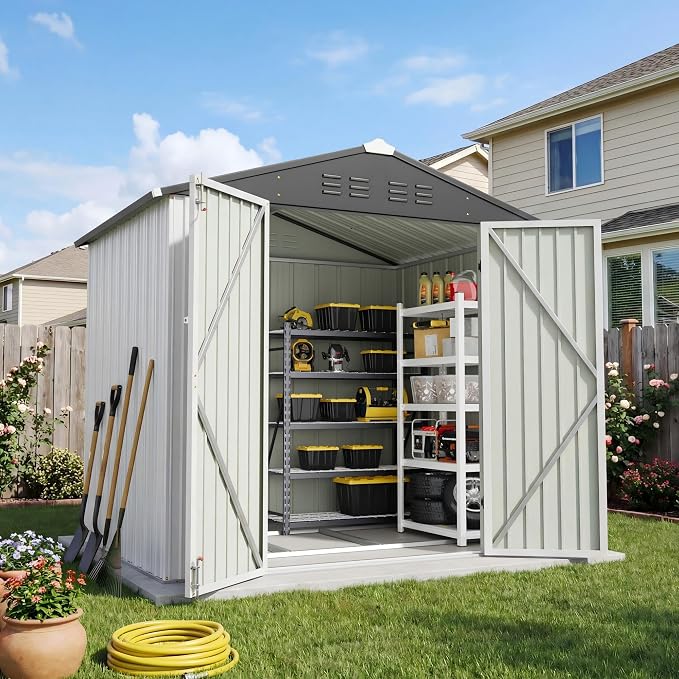 Patiowell 6x4 FT Outdoor Storage Shed by Patiowell