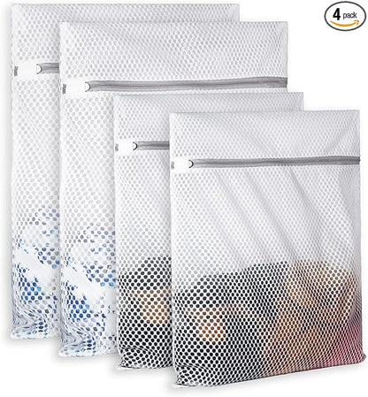 Extra Large Honeycomb Mesh Laundry Bag125gsm Net Fabric Durable and Reusable by SUERIV