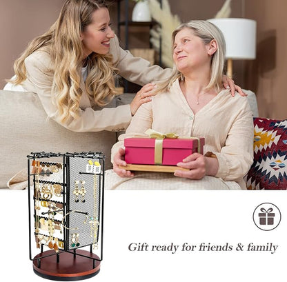 ProCase Rotating Jewelry Organizer Stand Earring Holder Organizer - Image 8
