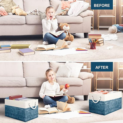 Storage Bins 8-Pack, Foldable Storage Baskets - Image 6