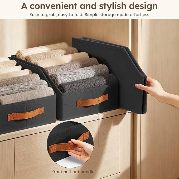 Homsorout Fabric Storage Bins for Organizing - Image 6