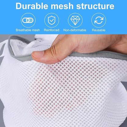 2pcs Underwear Bra Mesh Laundry Bag, 6.50x5.91in/16.5x15cm Durable Reusable - Image 4