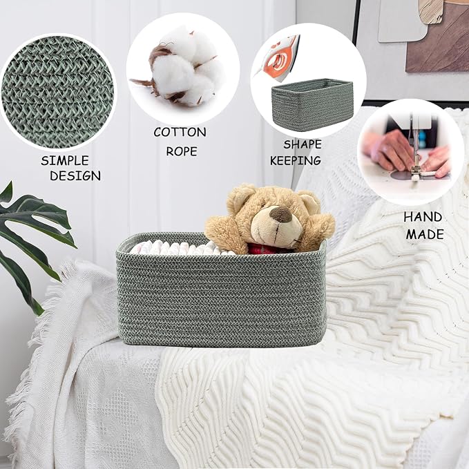 COMFY-HOMI 13" x 8.5" x 5.1" Storage Baskets - Image 5