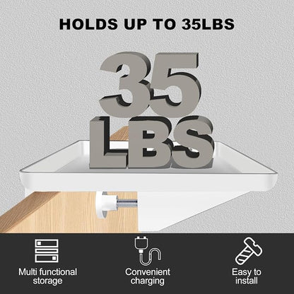 Bedside Shelf for Bunk & Loft Beds, College Dorm Room and Kids Room Essentials - Image 5