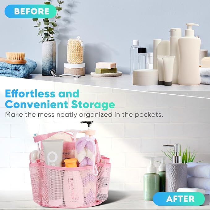EUDELE Mesh Shower Caddy Portable - Image 6