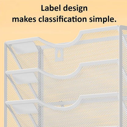 Kuntine.B Wall File Organizer Office Hanging Magazine Holder Wall File Organizer - Image 5