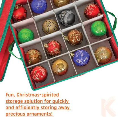 Durable Non-Woven Christmas Ornament Storage Box - Image 5