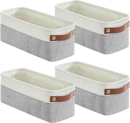 Bagnizer Small Fabric Storage Baskets, Decorative Basket - Image 9