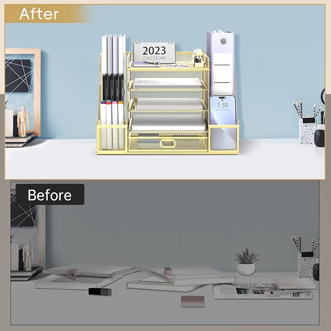 SUPEASY Mesh Desk Organizer - Image 6