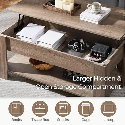 Yaheetech 47.2 in Lift Top Coffee Table - Image 6