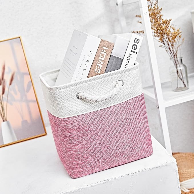 Cube Storage Bins, Collapsible Fabric Storage Cubes Bins, 11 Inch Cube Storage - Image 3