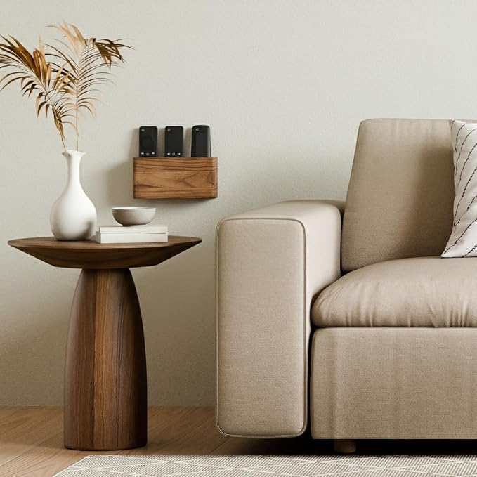 KIBAGA Premium Wooden Remote Control Holder - Image 6