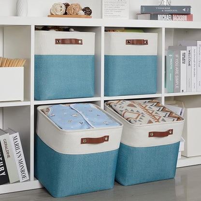 HNZIGE Cube Storage Basket Collapsible Baskets - Image 3