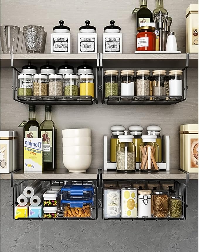 Under Shelf Basket Storage 2Pack - Image 3