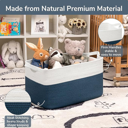 Goodpick Large Storage Baskets for Organizing, Woven Baskets for Storage - Image 6