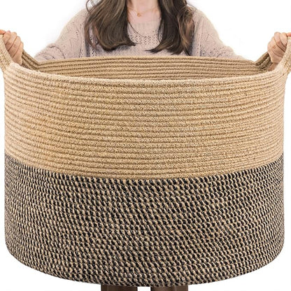 INDRESSME Extra Large Woven Baskets by INDRESSME