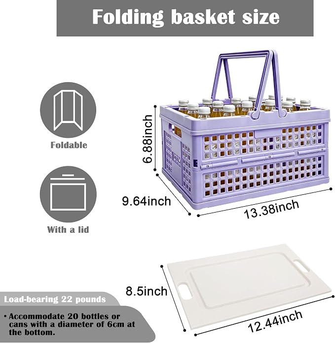 Foldable Small Plastic Baskets - Image 2