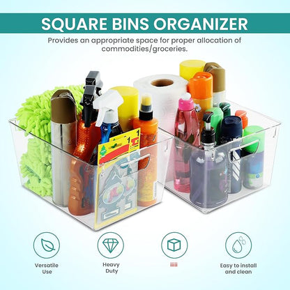 Utopia Kitchen Clear Organizer or Storage Bins - Image 4