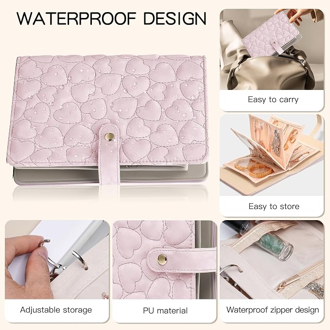 Travel Jewelry Organizer Case, Jewelry Storage Roll Bag - Image 5