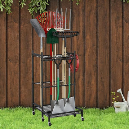 Garden Tool Organizer Garage Tools Organizer - Image 2