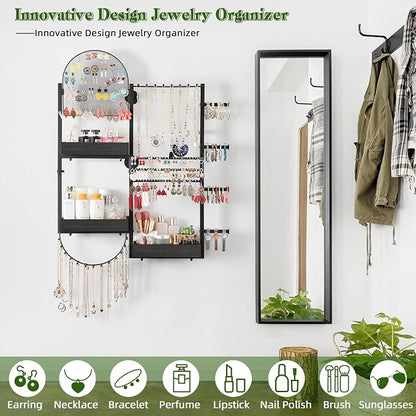 Keebofly Wall Mount Hanging Jewelry Organizer - Image 4