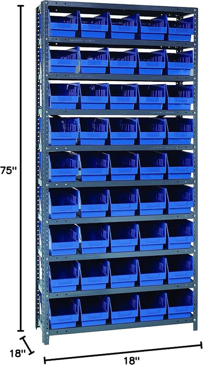 Quantum Storage Systems 1875-104BL Steel Shelving Unit - Image 2