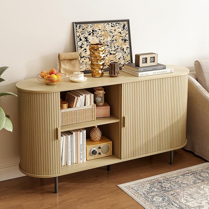 55" Sideboard Buffet Cabinet - Image 7