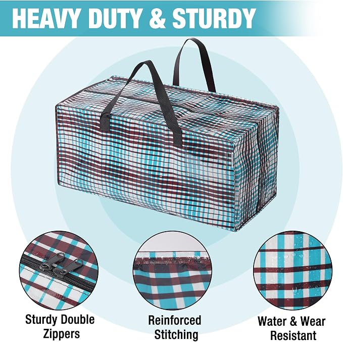 WORKPRO 6 Pack Extra Large Moving Bags - Image 2