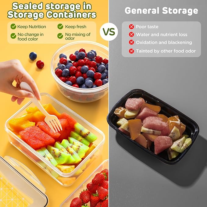 JSCARES 40 PCS Food Storage Containers - Image 5
