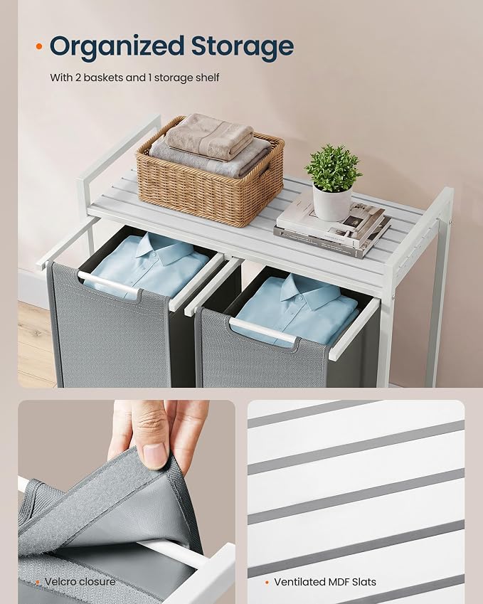 SONGMICS HOME Laundry Basket Sorter - Image 4