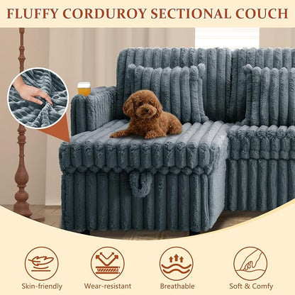 107'' Sectional Sleeper Sofa - Image 7
