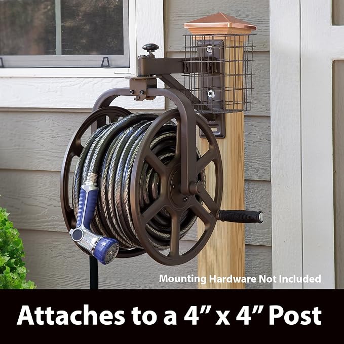 Liberty GARDEN 712 Single Arm Navigator Multi-Directional Garden Hose Reel - Image 5