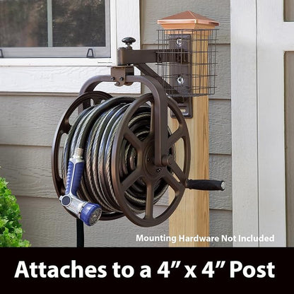 Liberty GARDEN 712 Single Arm Navigator Multi-Directional Garden Hose Reel - Image 5