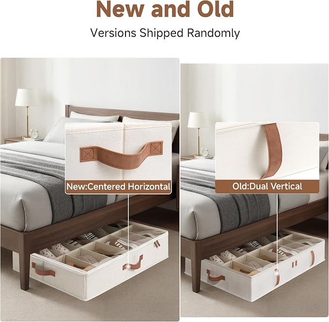 StorageWorks 2-Pack 24-Pair Under Bed Shoe Storage Organizer, 5.25" Height - Image 5