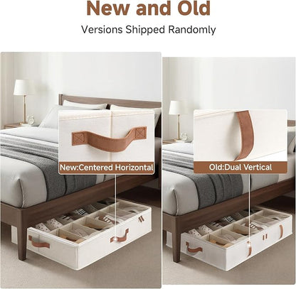 StorageWorks 2-Pack 24-Pair Under Bed Shoe Storage Organizer, 5.25" Height - Image 5