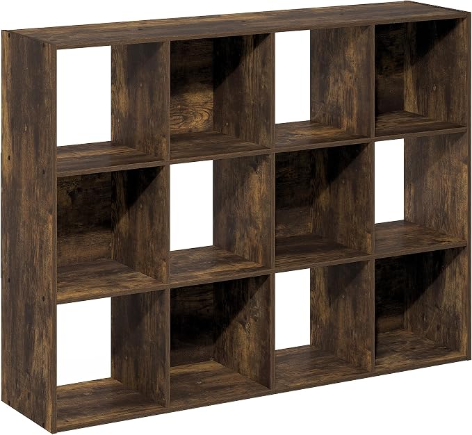 Furinno PELLI Book Shelf, 12-Cube Bookshelf, Cube Storage Organizer Bookcase - Image 6