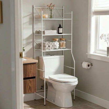 Home Zone Living Over-the-Toilet Bathroom Storage Cabinet Organizer | by HomeZoneLiving